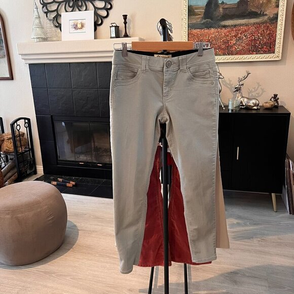 Democracy Jeans Womens Size 4 Gray Ab Technology Denim Stretch Neutral Comfort - Picture 16 of 16